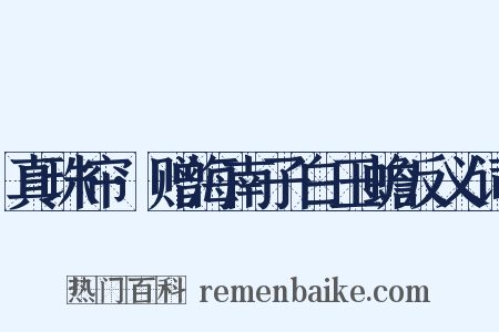 真珠帘·赠海南子白玉蟾反义词是什么意思的图片